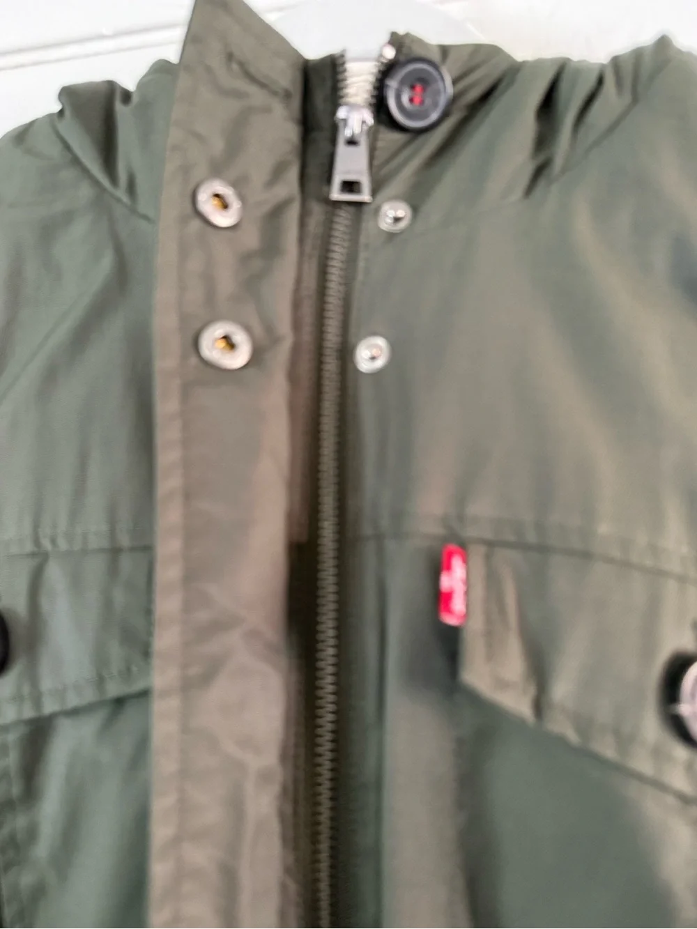 Levis Hooded Utility Parka with Sherpa Lining